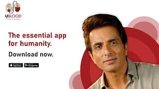 UBlood App - App To Save Lives | Ft. Sonu Sood | Inspiration - India 2022