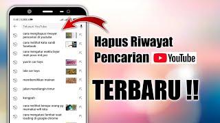 Cara Menghapus Riwayat Pencarian Di YouTube Android