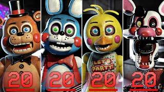 COMPLETEI a IMPOSSÍVEL 20/07 do REMAKE de FNAF 2... | Roblox FNAF 2 Reimagined