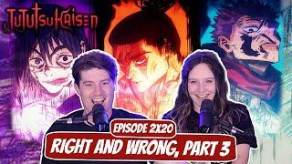 TODO GOES PLUS ULTRA! | Jujutsu Kaisen Season 2 Married Reaction | Ep 2x20 “Right and Wrong, Part 3”