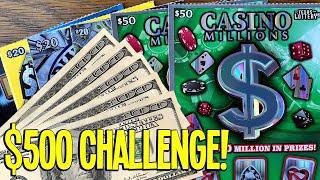  $500 CHALLENGE w/ $50 TICKETS  Fixin To Scratch
