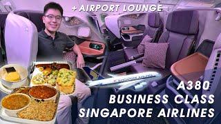 Singapore Air A380 Business Class Trip Report | Mumbai - Singapore SQ423