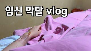 임신 막달 vlog / 조산기로 누워지냈던 2주 / 37주 입성