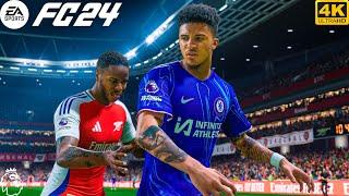 FC 24 - Arsenal Vs Chelsea - Ft. Sancho,Sterling | Premier League 24/25 Full Match | 4K HDR