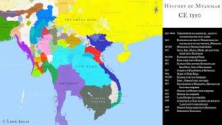 Bayinnaung's Toungoo Empire : Interactive  History ( Every Year ) ဟံသာဝတီဆင်ဖြူများရှင် အရေးတော်ပုံ