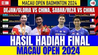 INDONESIA JUARAAA‼️Hasil Hadiah Juara Macau Open 2024 Super 300..!! Hadiah Lengkap Pemain Indonesia.