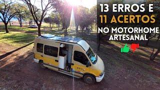 NÃO COMETA ESSES ERROS! Erros e Acertos na construção do nosso motorhome