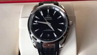 Omega Aquaterra 22012382001001 black dial kauciu 2018