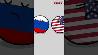 Russia vs USA: Before & After #countryballs