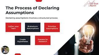 Explore the first crucial step in business start-up - Declaring Assumptions.