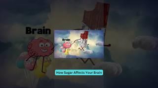 How Sugar Affects Your Brain #brainhealth #healthyeating #facts