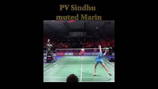 PV Sindhu vs. Carolina Marin fight #shorts #pvsindhu #carolinamarin  #badminton #sports #allengland