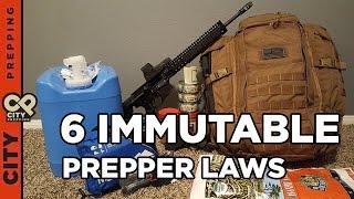 6 Immutable Prepper Laws