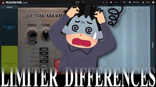 What is the difference between all the Melda Limiters