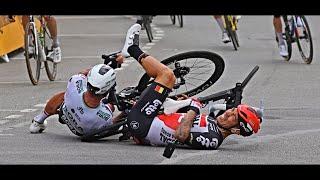 Road Cycling Crashes 2021  Compilation