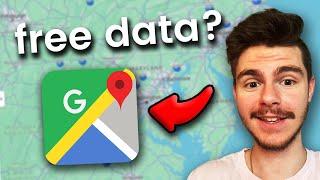 How I Get UNLIMITED Google Maps Data