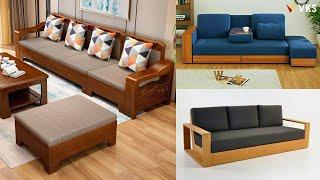 Modern Wooden Sofa Set Design Ideas | Living Room Sofa Design | Wooden Furniture