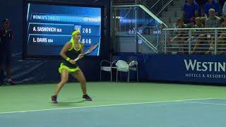 US Open Throwback: Lauren Davis