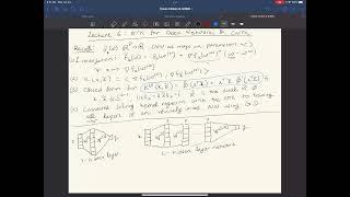 Lecture 6: NTK for Deep Networks and CNTK