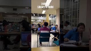 2:00 AM Library Scenes #iitdelhi #library