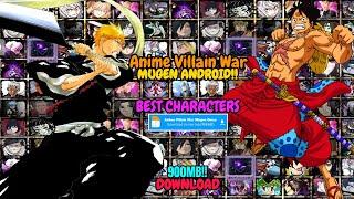 NEW‼️ Anime Villain War Mugen Game / BEST CHARACTERS ANIME GAME Android Offline