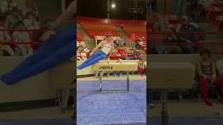 Brody Malone is BACK! Pommel Horse at 2024 HNI  #mensgymnastics #olympian #injury #comeback #USA