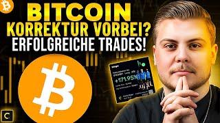 Bitcoin Korrektur Vorbei? Erfolgreiche Trades! #bitcoin #trading