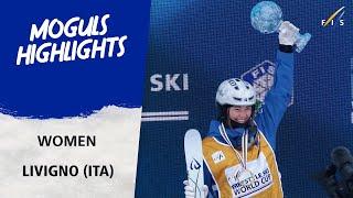 Kauf clinches Moguls globe with dominant win in Italy | FIS Freestyle Skiing World Cup 24-25