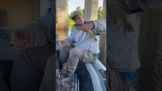 Научил старшее поколение отпускать рыбу наконец-то #fishing #рыбалка