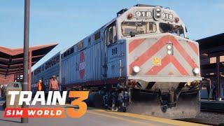 Empty to Depot | San Jose Diridon | Peninsula Corridor -F40PH-2CAT- Train Sim World 2