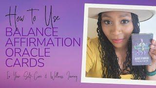 Manifest & Set Intentions Using Balance Affirmation Oracle Cards | ZuZuNatural