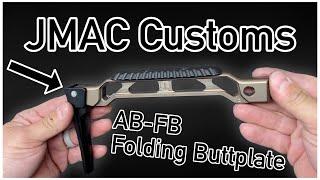 The AB-FB Folding Buttplate from JMAC Customs! A Buttplate, that folds!