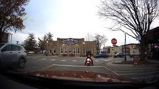 Drive Through old downtown Overland Park, Kansas