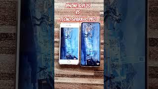 Tecno spark 10 pro vs iphone 6 plus | PUBG test Tecno spark 10 pro vs iphone 6 plus