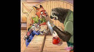 Painting by the numbers-Zootopia-Nick, Judy and Flash