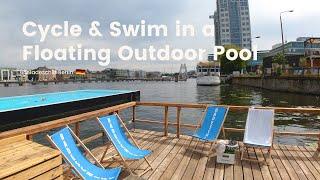 Cycle and Swim with a View: Floating Outdoor Pool Badeschiff Berlin, Germany