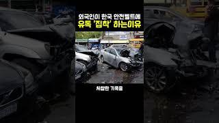 외국인이 한국 안전벨트에 유독 집착하는 이유;;ㄷㄷ
