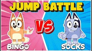 Bluey Jump Battle! Freeze Dance and Animal Guessing Brain Break