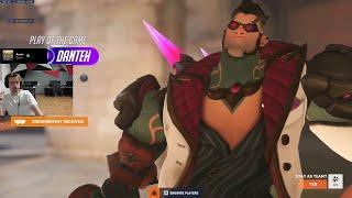 POTG! HAZARD BUFF! NEW TANK! DANTEH HAZARD OVERWATCH 2 SEASON 14 GAMEPLAY