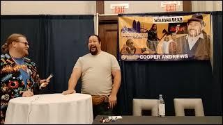 walking dead interview with Cooper Andrews