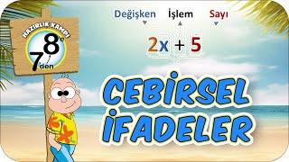 Cebirsel İfadeler  7'den 8'e Hazırlık Kampı #2024