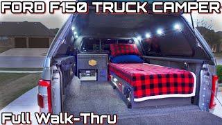 Ford F150 Truck Camper : Full walk-through and tour