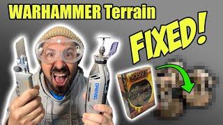 I fixed Games Workshop's WORST warhammer terrain kit EVER!