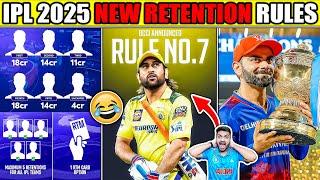 DHONI IPL 2025 CONFIRMED  IPL RETENTION RULES 2025 EXPLAINED