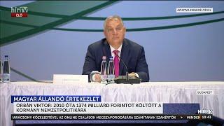 Orbán Viktor beszéde a Magyar Állandó Értekezleten - HÍR TV