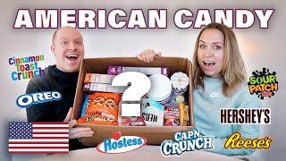 AMERICAN CANDY TASTE TEST / Norwegians Test Out American Snacks & Candy