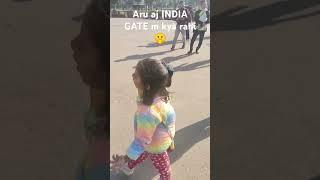 #Aru ne aj India gate m kya dekha#Kaun h sath m#Viralshorts#Subscribe pls