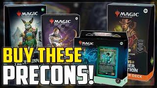 Top 10 Best Precon Decks for Commander! (Aetherdrift Update!)  - Magic: The Gathering