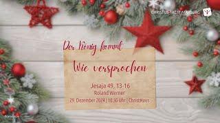 Gottesdienst | 29.Dezember 2024 um 10:30 Uhr