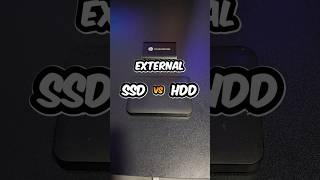 External SSD vs HDD                                                             #ssd #hdd #ssdvshdd